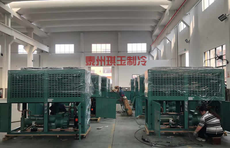 泰州琪玉制冷機(jī)組生產(chǎn)車間